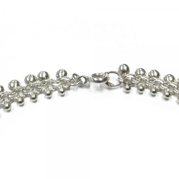 Hopeinen bismarck-kaulaketju 42cm #2