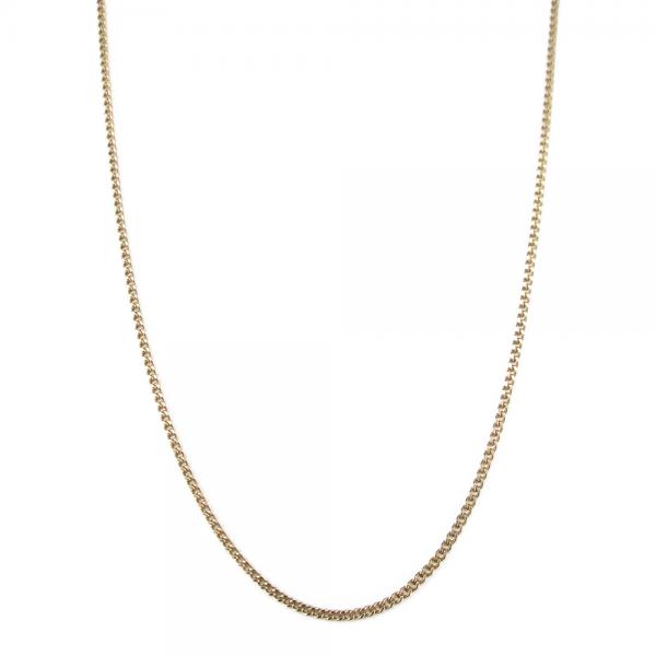 Kultainen panssari kaulaketju 38cm #0