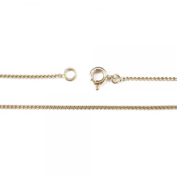 Kultainen panssari kaulaketju 38cm #2