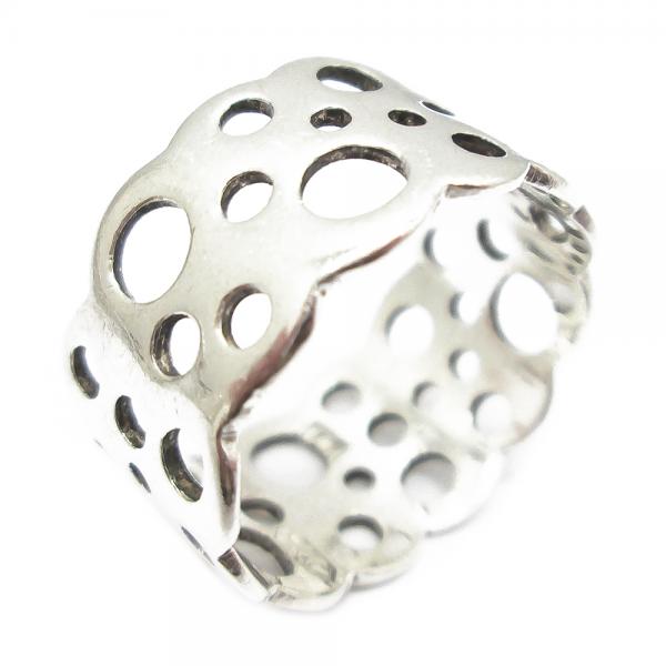 Liisa Vitali hopeinen Pitsi-sormus 18,25mm v.-73 #0