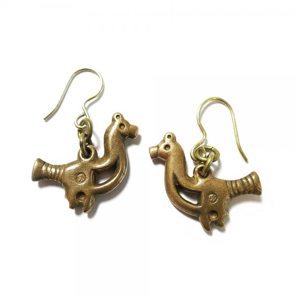 Kalevala korun lintunen korvakorut #1