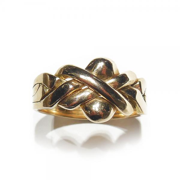 4-osainen pirunnyrkkisormus 16,5 mm #1