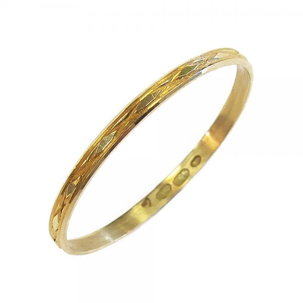 Kultasormus halk.22.5mm v.1999 #0
