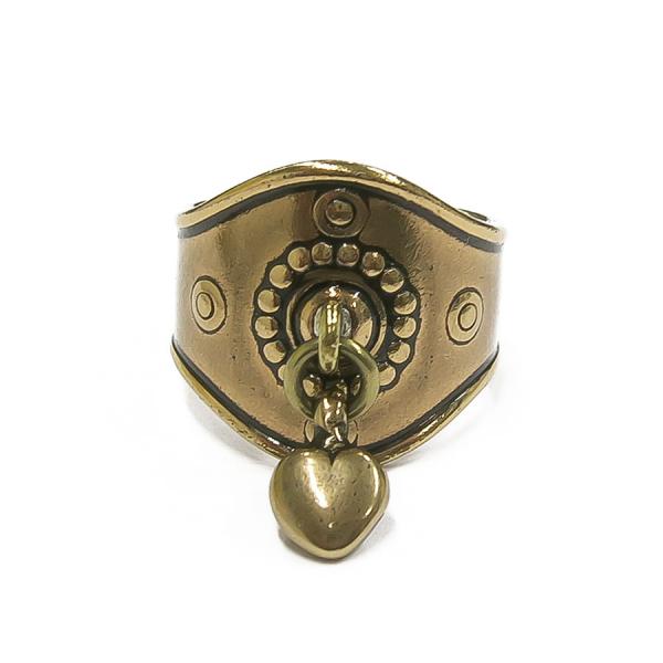 Kalevala Koru Sydänsormus 17.5mm pronssi #3