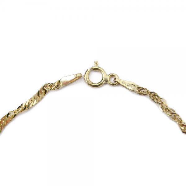 Kultainen singapore ranneketju 18,5 cm #1