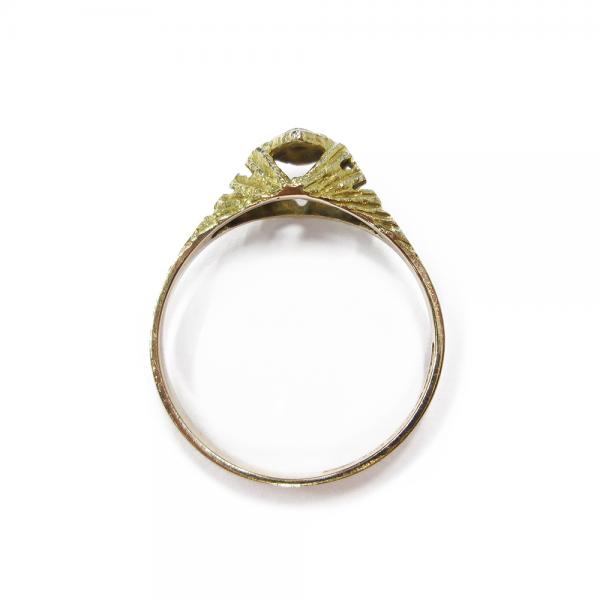 Kultasormus timantilla 18,5mm v.-58 #2