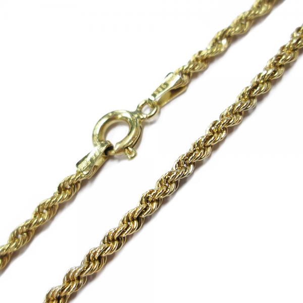 2 mm cordell kaulaketju 45 cm Kultajousi #1