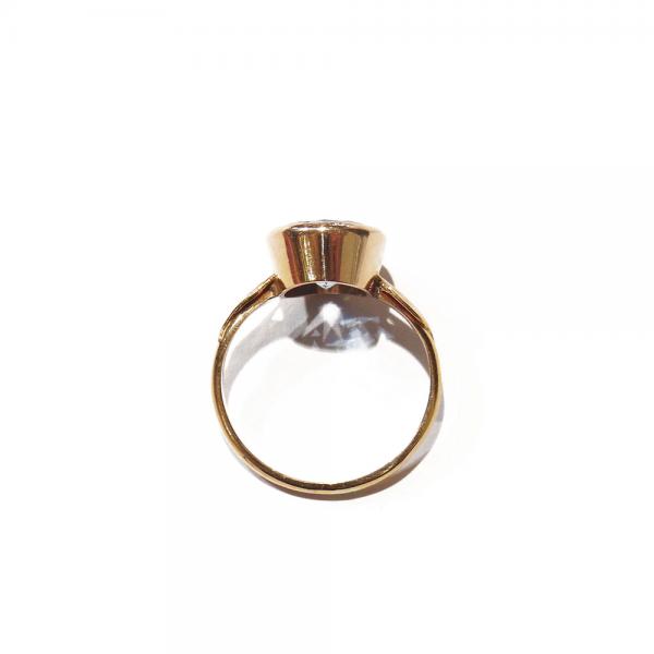 18K sinikivinen kultasormus 17.25 mm #3