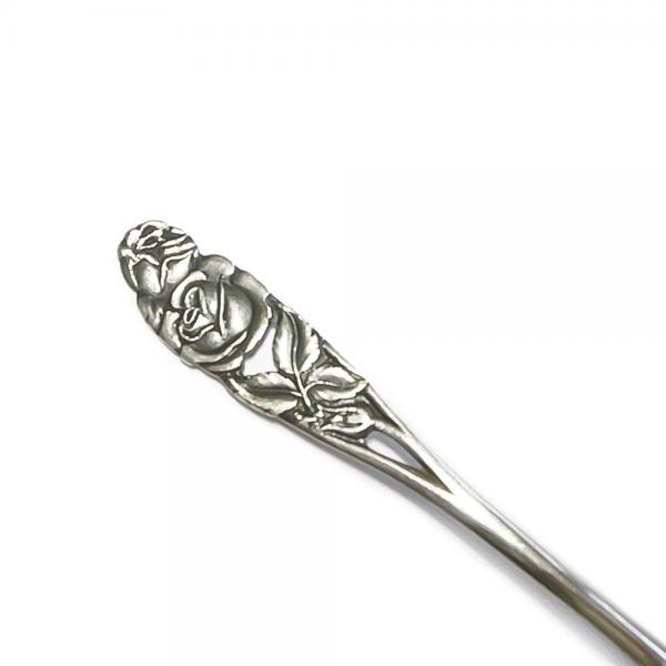 Hopeiset kahvilusikat 6 kpl v.1965 #3