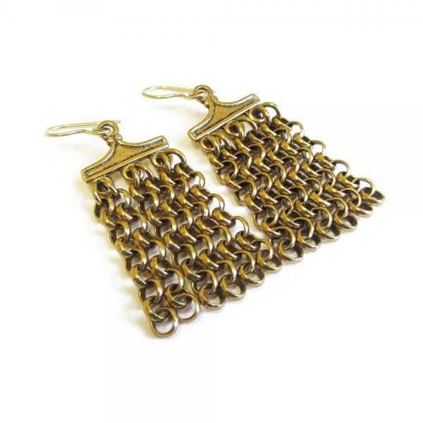 Kalevala Koru Hämäläinen Juhlakääty/Paratiisi korvakorut pronssi #1