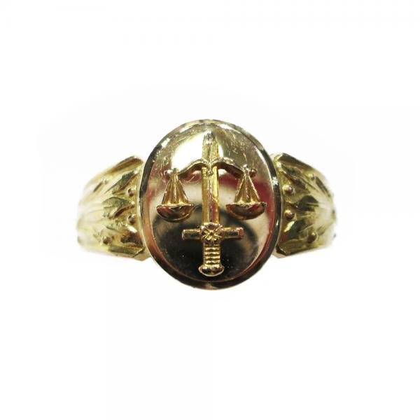 18K Lakimies-sormus 21mm v.-60 #1