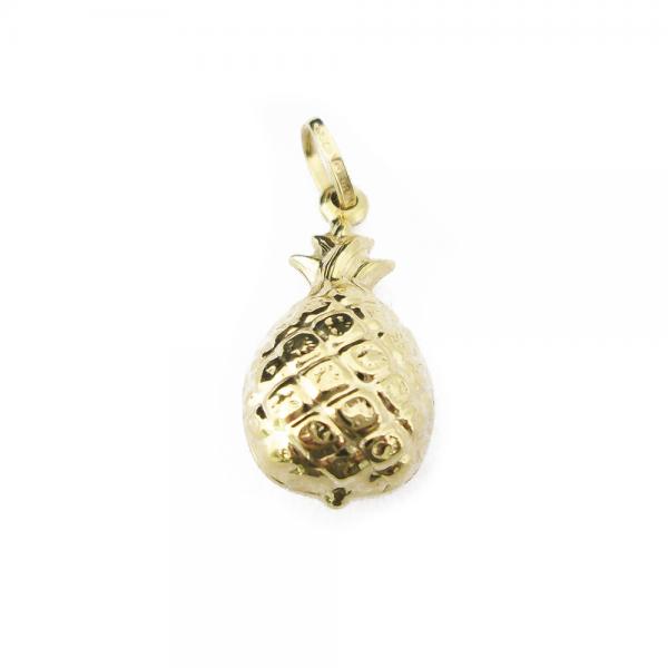 Kultainen ananas riipus 18k #1