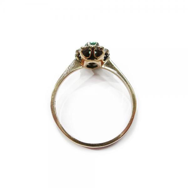 18K smaragdisormus timanteilla 18,5mm #2