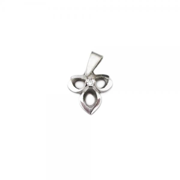 Valkokulta timanttiriipus 0,005ct #0