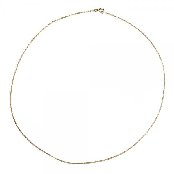 Kultainen panssarikaulaketju 46,5cm 18k #0