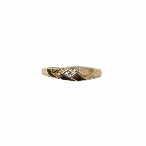 Timanttisormus 0,005ct 17 mm  #1