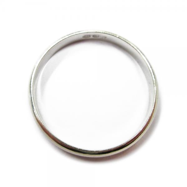 18k valkokultainen kihlasormus 20,5mm #1