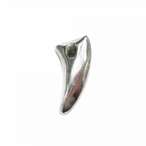 Hopeinen karhunhammas riipus #0