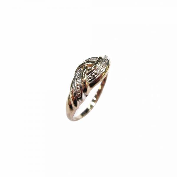 Kultainen timanttisormus 20mm, 0,01ct #0
