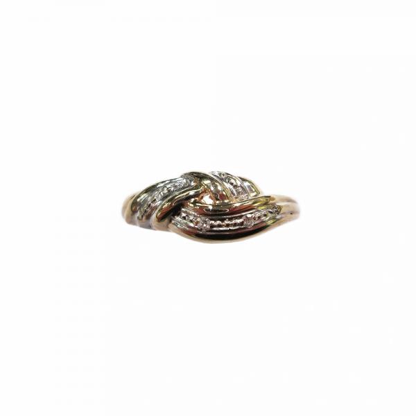 Kultainen timanttisormus 20mm, 0,01ct #1
