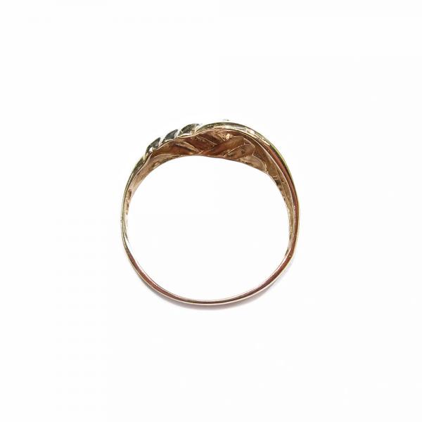Kultainen timanttisormus 20mm, 0,01ct #2