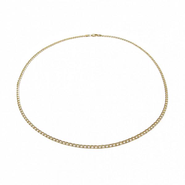 18K litistetty panssariketju 54 cm #0