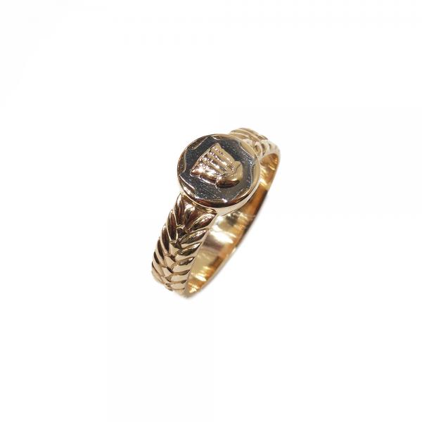 Kultainen Agrologin sormus 20 mm   #0