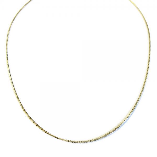 Kultainen venetsia kaulaketju 1.08mm 60cm #0