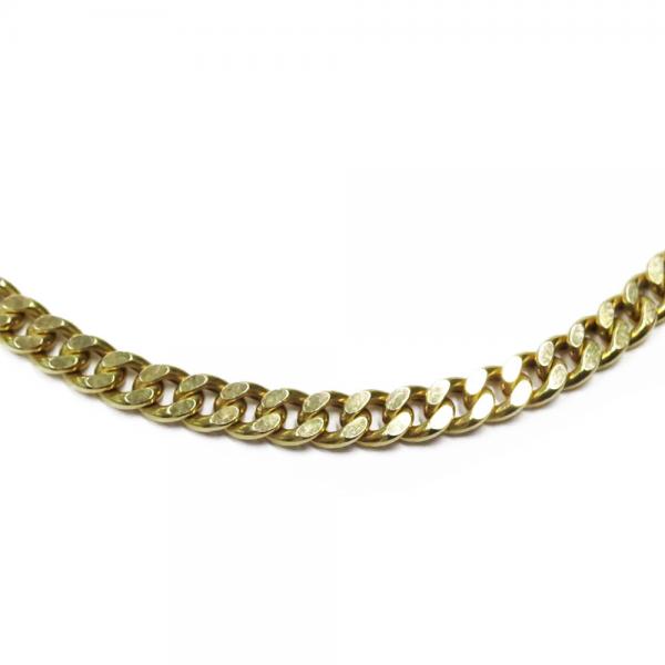 Kultainen panssariketju 46cm 5mm ontto #3
