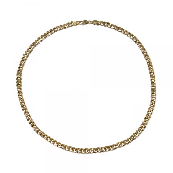 18K ontto panssariketju 46 cm 5,4 mm #0