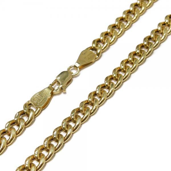18K ontto panssariketju 46 cm 5,4 mm #1