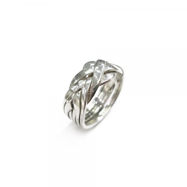 Hopeinen 6-osainen pirunnyrkki 20mm #0