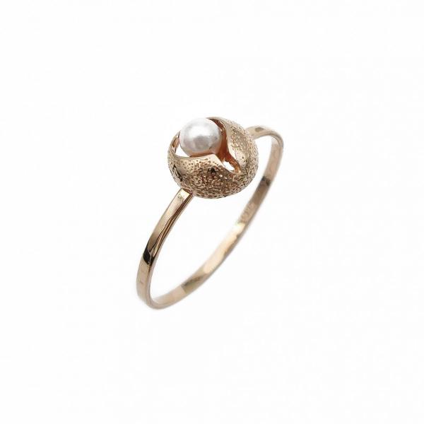 Kultainen Finnfeelings helmisormus 18.5 mm  #0