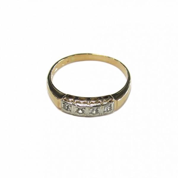 Kultasormus, zirkonia halk.20.5mm #3