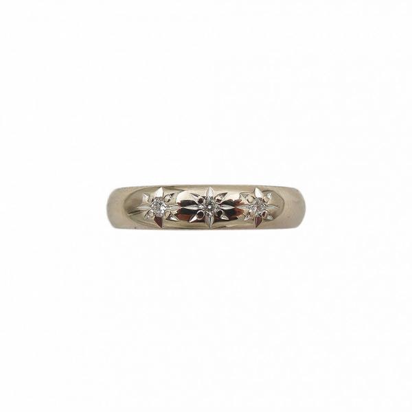 Timanttisormus valkokulta 18 mm 0,03ct  #1