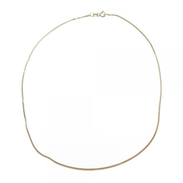 Kultainen panssariketju 38 cm #0