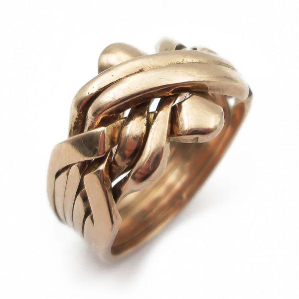 6-osainen pirunnyrkki, 14k 18mm #0