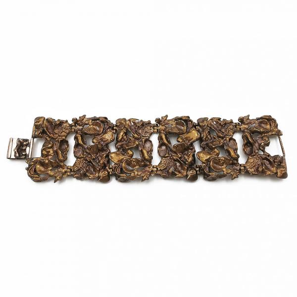 P. Sarpaneva pronssinen rannekoru 18 cm leveys 5cm #2