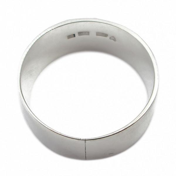 Hopeinen Hämähäkkisormus 17mm #2