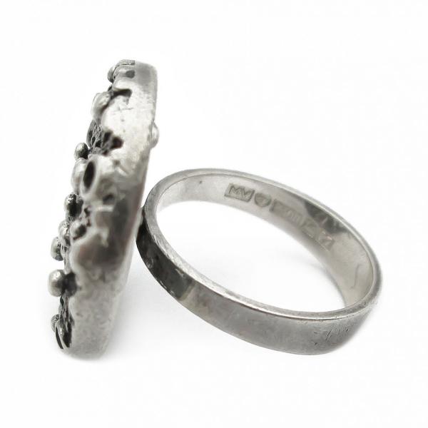 Martti Viikinniemi hopeasormus 18,5mm v.-69 #3