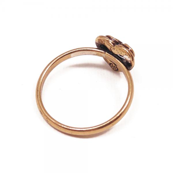 Kalevala Koru Talon sydän sormus pronssi 18 mm #1