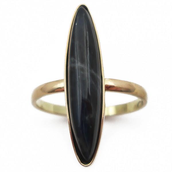 Kultasormus spektroliitti 18,5 mm #1