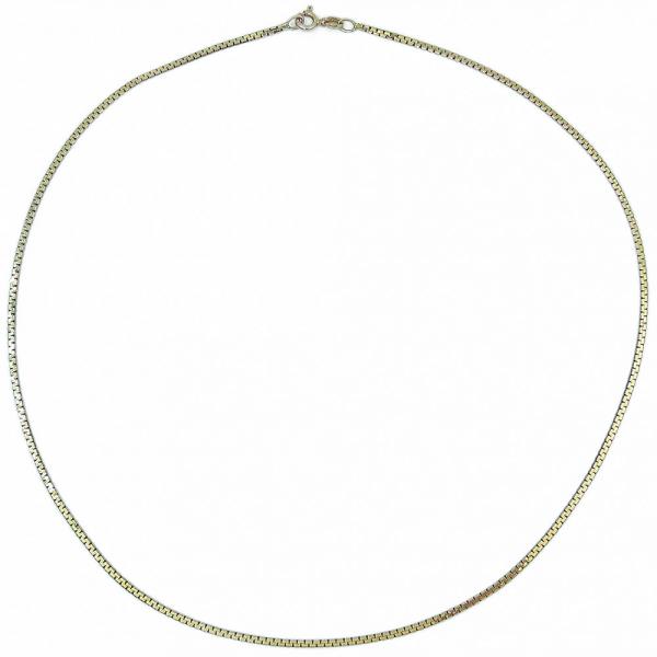 Kultainen kaulaketju litteä 45cm v,1983 #0