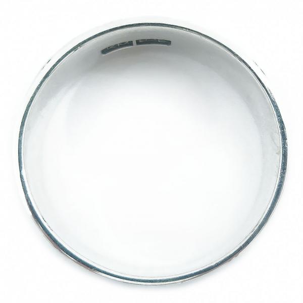 Hopeinen Suomileijona sormus,22mm #1