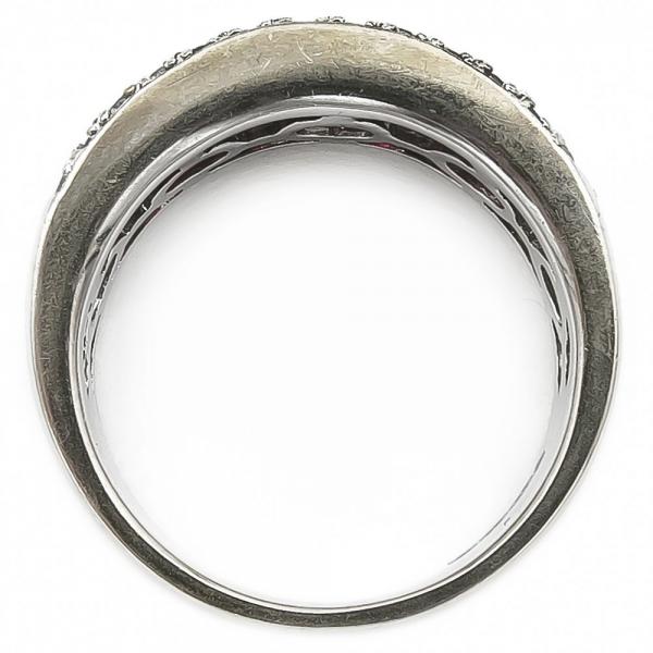 Timantti rubiinisormus 0,26 ct 18,0 mm valkokulta #2