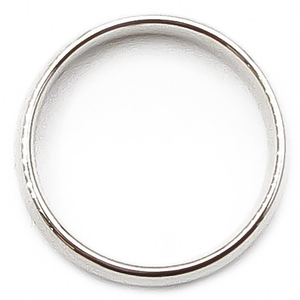 4mm Valkokulta sormus 17.5mm #1