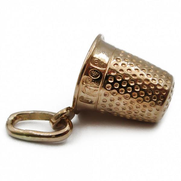 14k Kultainen sormustin riipus #2