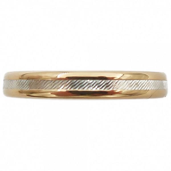 18K, Valko/keltakulta kihla,17.25mm #1