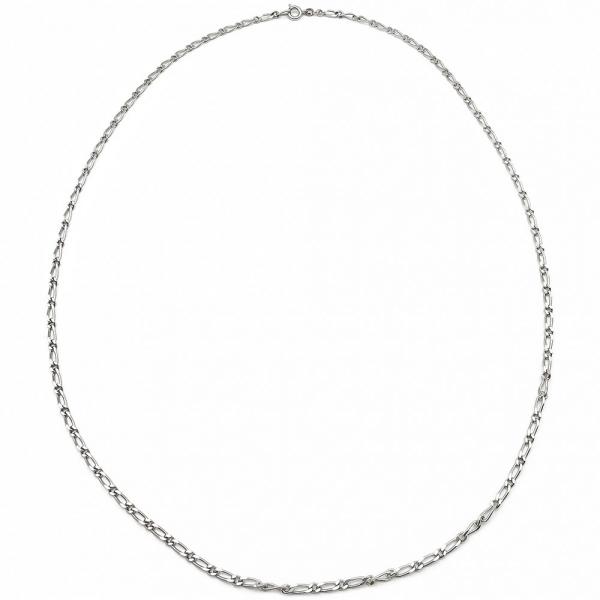 Hopeinen kaulaketju 60cm #2