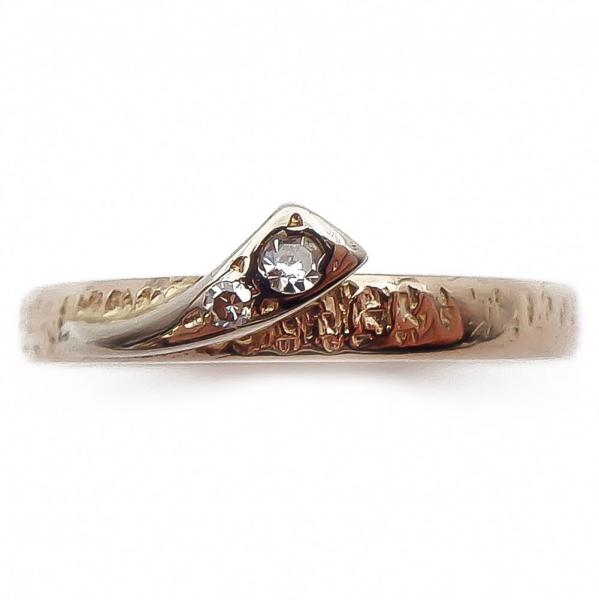 18k timanttisormus 0,015ct 15,5mm v.-82 #1